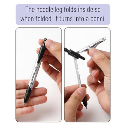 Mr. Pen- Convertible Compass, Extra Lead Refills, Compass Geometry Tool | Compass Drawing Compass, Geometry Compass, Math Compass, Drafting Compass Math, Drafting Tools, Math Compass for Geometry
