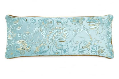 Handmade Luxe Serenity Eye Pillow - All-Natural Flaxseed - Unscented or Lavender Scented – Weighted Eye Mask for Yoga, Meditation, Hot & Cold Therapy - color: BLUE LAGOON, style: LAVENDER SCENTED