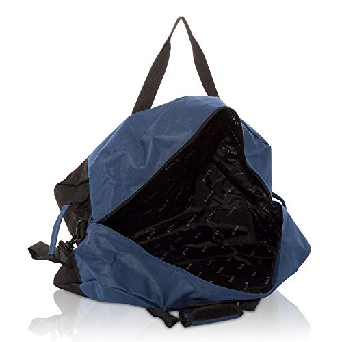 DALIX 25" Big Adventure Large Gym Sports Duffle Bag (Black Grey Navy Blue Red Camo) - color: Navy Blue