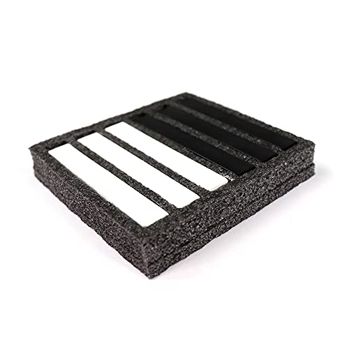 HA SHI Soft Chalk Pastels for Adult Artists, 3 Black + 3 White Sticks | Two tone extremes in one pack: darken shadows and lift highlights without buying a full color set. Seal with fixative. - color: Black & White (6 Sticks)