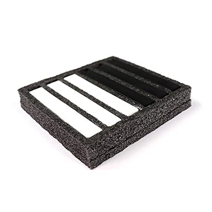 HA SHI Soft Chalk Pastels for Adult Artists, 3 Black + 3 White Sticks | Two tone extremes in one pack: darken shadows and lift highlights without buying a full color set. Seal with fixative. - color: Black & White (6 Sticks)