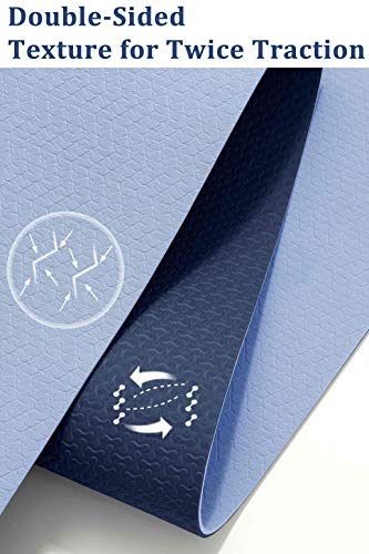 IUGA Premium Set- Includes 1 Non Slip Yoga Towel, 1 Non Slip Textured Surface Yoga Mat