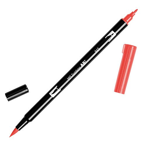 Tombow Dual Brush Pen, ABT, No. 845 (AB-T845) - color: 845 Carmine