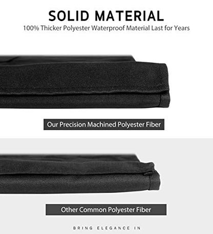 Syntus Apron for Men Women, Adjustable Cooking Kitchen Apron with 2 Pockets | Machine Washable, Firm Stitching, Stain Resistance, Long Tie Straps, 2 Pockets, Versatility, Unisex Use, Gift, BBQ - color: Black/White, style: 2 Polyester