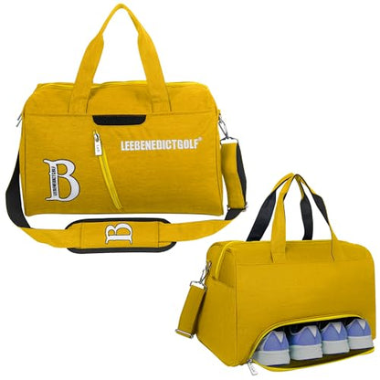 Golf Duffel Bag, Small Duffel Bag for Outdoors, Sports, Yoga, Gym, Swimming and Weekend Getaways, Travel Tote Bag for Waterproof Lightweight Carry-On Workout