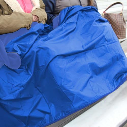 Threadart Waterproof Blanket Outdoor Stadium Blanket | Royal Blue - color: Royal Blue