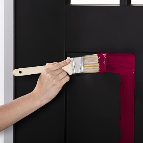 Rust-Oleum 369385 Advanced Dry Door & Trim Paint, Quart, Satin Cranberry - color: Satin Cranberry
