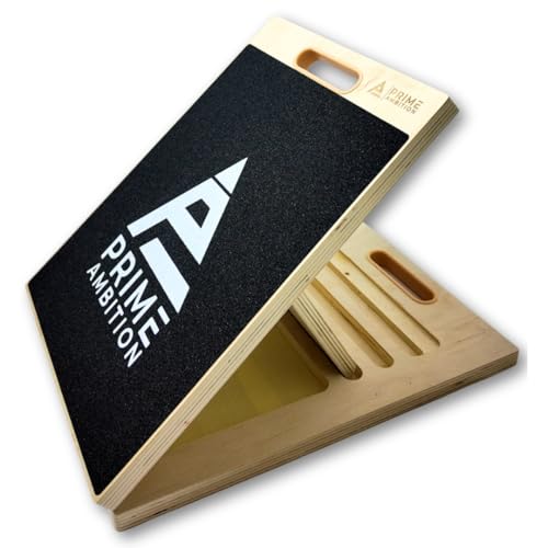 Physical Therapy Slant Board – Collapsible Stretching Wedge for Calf, Achilles, Ankle & Knee Rehab – Portable 5-Angle Incline Board for Recovery & Flexibility Training
