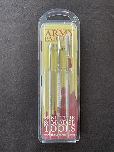 The Army Painter, Sculpting Tools, set of three tools | Set with Three Double Ended Stainless Steel Dab Tool, Polymer Clay Tools for Modeling Plastic, Resin, and Metal Miniatures