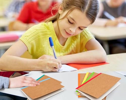 12 Pack A5 Kraft Notebooks, 60 Blank Pages Travel Journal Bulk, Soft Cover Notebooks for Women Girls Students, Making Plans Writing Memos Office School Supplies, 8.3 X 5.5 in - style: 12pack Blank page
