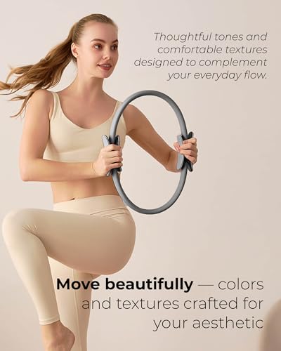 Pilates Kit | Pilates Equipment Set for Home Workouts | Accessories & Guide - color: Gray, style: Essential Kit - 3PC