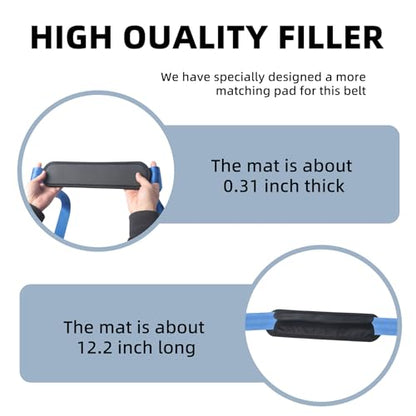 Mobilization Belt(9.8Ft) -Physical Therapy Strap for Physical Therapy, Rehabilitation, and Manual Therapy, Mobilization Belt Physical Therapy - Strongly Recommended by physicalTherapists - color: blue
