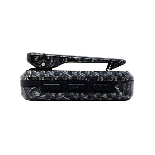 Gymboss Charge Interval Timer and Stopwatch & Watchstrap - Bundle - color: Carbon Black