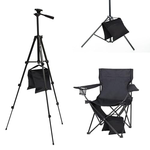 Rindion 2 Pack Sand Bags, Black Sand Bags for Weight, Heavy Duty Sandbags for Umbrella Base, Photography Video Equipment, Light Tripod, Fishing Chair, Sports, Backdrop Stand, Camping, Tent