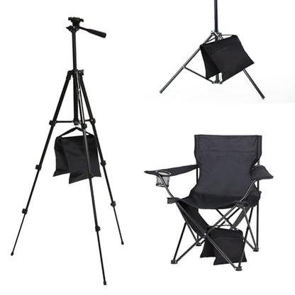 Rindion 2 Pack Sand Bags, Black Sand Bags for Weight, Heavy Duty Sandbags for Umbrella Base, Photography Video Equipment, Light Tripod, Fishing Chair, Sports, Backdrop Stand, Camping, Tent