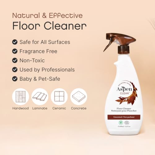 AspenClean Floor Cleaner Spray | 22 oz - Pack of 2