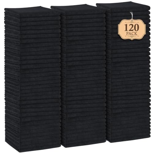 Orighty Salon Towels Bulk, 120 Pack Black Microfiber Hair Towel, 16 x 29 in | Super Soft and Absorbent Microfiber Towels for Salon, Hand, Gym, Bath, Spa and Home Hair Care (Not Bleach Proof) - size: 120 Pack