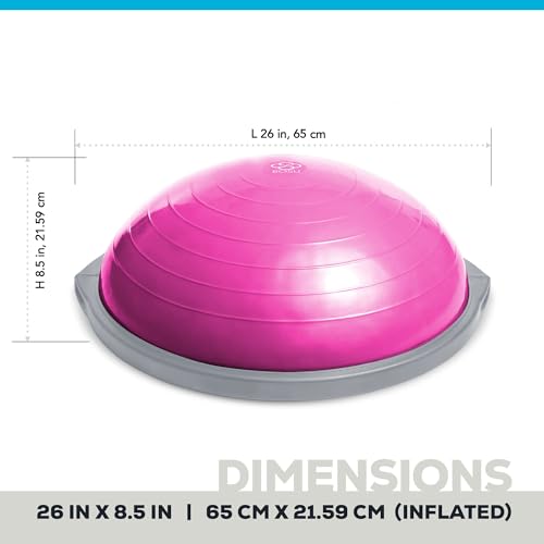 BOSU® Pro Balance Trainer - color: Pink/Gray