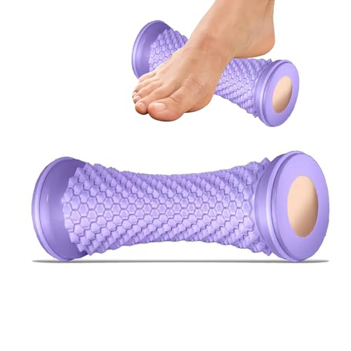 Foot Massager Ball Roller Yoga Roller Muscle Roller Stick for Feet Hand Leg Relaxatio Manual Feet Massager Purple Manual Leg Massagers Purple - color: Purple