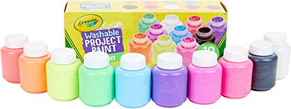 10-color Neon Washable Kids Paint (Set of 10)