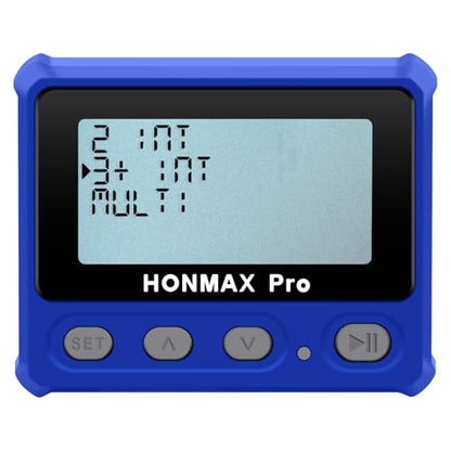 8100 Professional Interval Timer and Stopwatch, Backlight, USB-C Charged, Clock (Blue) - color: Blue