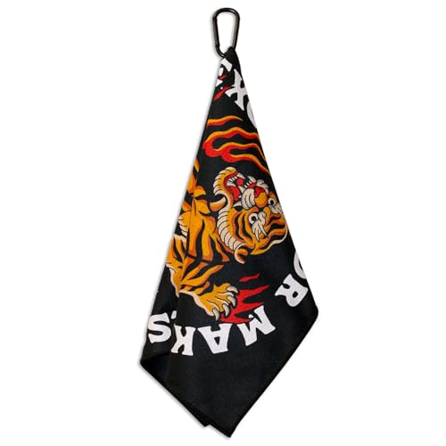RokFit Gym & Golf Towel – Multi-Use, Quick-Dry, Durable Utility Towel with Bold Graphic and Carabiner Clip (Make Excuses Or Make Progress) - color: Make Excuses Or Make Progress