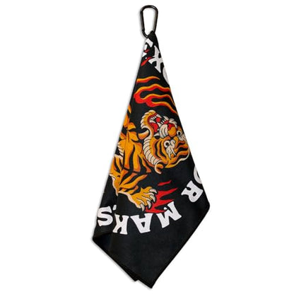 RokFit Gym & Golf Towel – Multi-Use, Quick-Dry, Durable Utility Towel with Bold Graphic and Carabiner Clip (Make Excuses Or Make Progress) - color: Make Excuses Or Make Progress