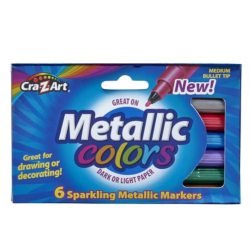 Cra-Z-Art Metallic Markers, 6-Count (10029-24)