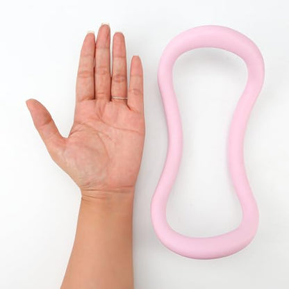 Set of 2 Yoga Rings for Leg, Calves, Calf Pilates, Fitness Circle Equipment for Women, Resistance Stretch Circles Tool with Massage Points, Home Exercise Workout Training Support Sport