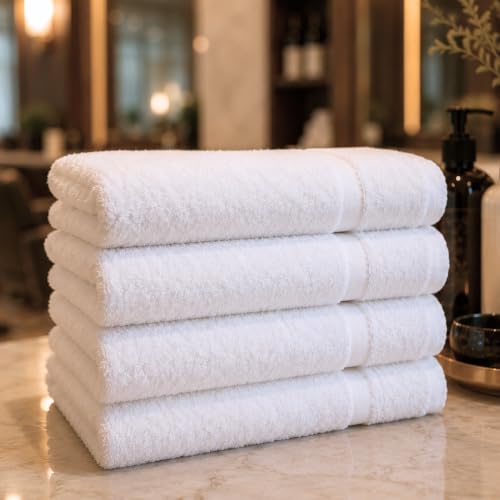 Bulk 72-Pack Professional Salon Spa & Wellness Towels, 16" x 27", White - color: White, size: 72 Pack