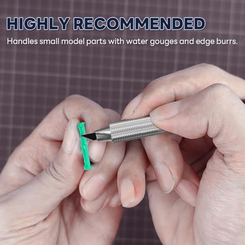 Stedi All Metal Craft Hobby Knife Kit, Model Hobby Making Tools | Precision Craft Knife with 20PCS Blades for Gundam, Scale Military Model, 3D Resin Parts Blue - color: Blue