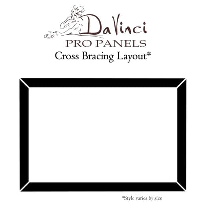 Da Vinci Pro Medium Textured Gesso Panel -9x12" - 6 Pack - 7/8" Depth Wood Panels for Painting - Accepts Mediums Like Canvas - for Oils, Acrylics, Mixed Media, Pastels & Drawing Sticks - size: 9x12" - 6 Pack, style: 7/8" Depth