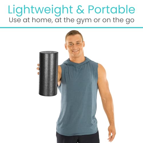 Vive High Density Foam Roller (12 inch) - Large Foam Roller for Exercise - size: 12" (Inches)