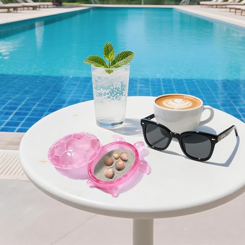 Silicone Turtle Box Resin Mold with Lid | Reusable Ocean Theme Jewelry Box Storage Container Mould for DIY Clay Craft Projects | Unique Epoxy Animal Resin Box Mold for Home Decor, Keychains & Trinkets