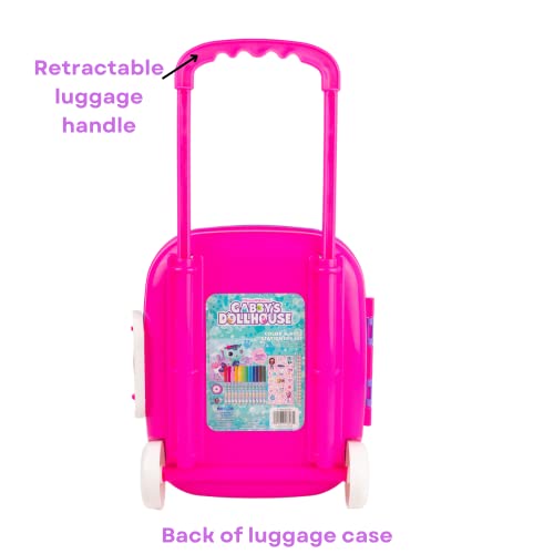 Innovative Designs Gabby’s Dollhouse Color and Roll Activity Set with Carrying Case, Stickers, & Art Supplies - style: GabbysDollhouse