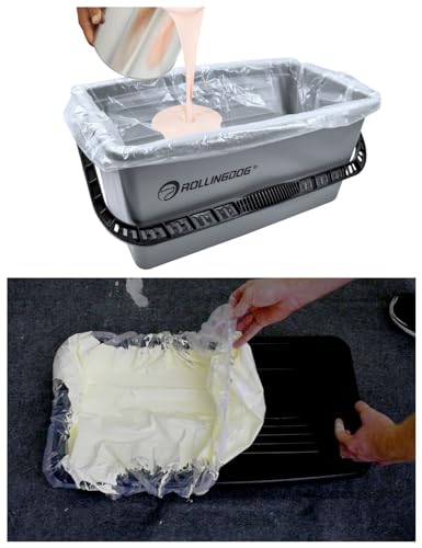 18 Inch Adjustable Paint Roller Set Super Microfiber Painting Tool Kit - color: 18 inch paint bucket set