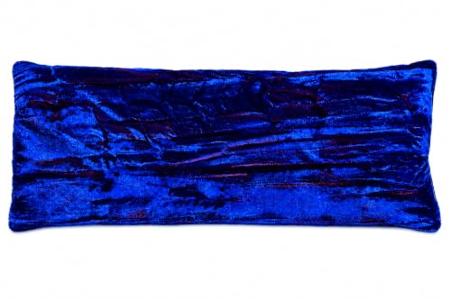 Handmade Luxe Serenity Eye Pillow - All-Natural Flaxseed - Unscented or Lavender Scented – Weighted Eye Mask for Yoga, Meditation, Hot & Cold Therapy - color: FUCHSIA GARDEN, style: LAVENDER SCENTED