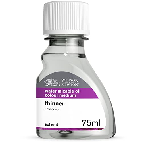 Winsor & Newton Artisan Thinner, 75ml (2.5-oz) bottle | Thinner, Maintains Oily Feel & Keep Color Open Longer, Low Odor, Cleanable with Water & Soap - color: Artisan Thinner, style: 2.5-oz Bottle
