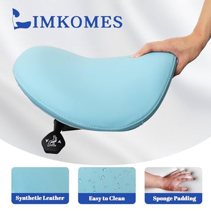 Ergonomic Saddle Chair,Heavy-Duty Rolling Stool with Wheels | 500lbs|Adjustable Height |360° swivel Silent PU casters|For Massage,Salon, barber ,tattoo,Spa ,Drafting,Clinic, Lab, Office - color: Blue