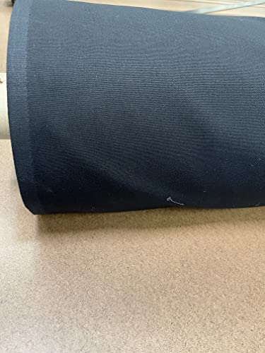 Sedona Designz 60" Wide Cotton Duck Canvas Fabric - Heavy Weight 10oz Durable 100% Cotton (Black, 10 Yards) - color: Black, size: 10 Yards