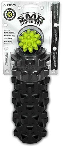 RumbleRoller Extra Firm Superset Multipack with Foam Roller and Massage Ball