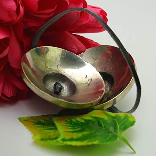 Premium Bronze Tingsha Cymbals Bells - Easy To Play - Meditation Mindfulness Chime For Chakra Healing Sound Bath Spiritual Gifts Handcrafted Tibetan by Himalayan Bazaar