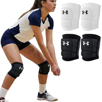 Under Armour Volleyball Knee Pads, Set of 2 - color: Black, size: Medium