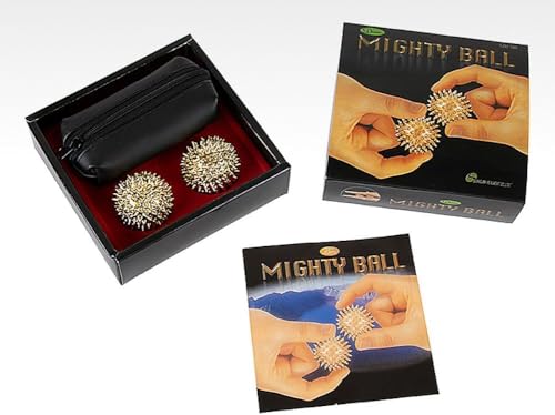 Hand Acupressure Balls Set of 2, Spiky Massage Orb, Compact Design for Grip and Finger Exercise, Palm Massage Tools with Storage Pouch_1.46 inches (37mm)