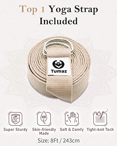 Tumaz Yoga Bolster Set, Rectangular Yoga Bolster with Washable Cover - color: Avoberry
