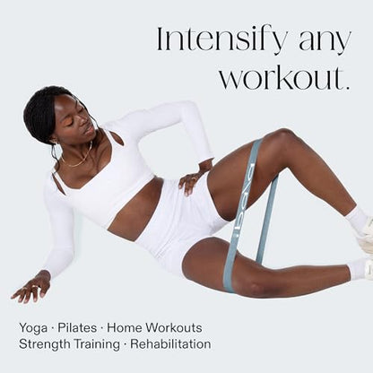 Bala Bands Resistance Bands, Elastic Booty Bands for Home Workouts, 5 Pack - color: Sea