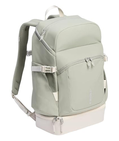 STANLEY Vitalize Backpack | Gym, Work & Travel Bag with Laptop Sleeve | Expandable Bottom Compartment | Tumbler & Water Bottle Pockets | Durable Recycled Fabric | Sage Grey - color: Sage Grey, size: Backpack