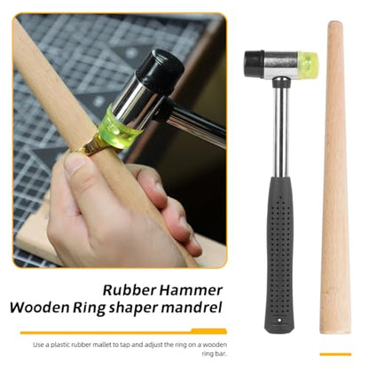 Jewelry Wax Ring Sizer Carving Tool Kit Ring Wax Making Mold Kit Lost Wax Casting Supplies Included Ring Sizer Mandrel Measurer Tool Jewelry Wax Tube Jewelers Wax Saw Frame Wax File Ring Clamp