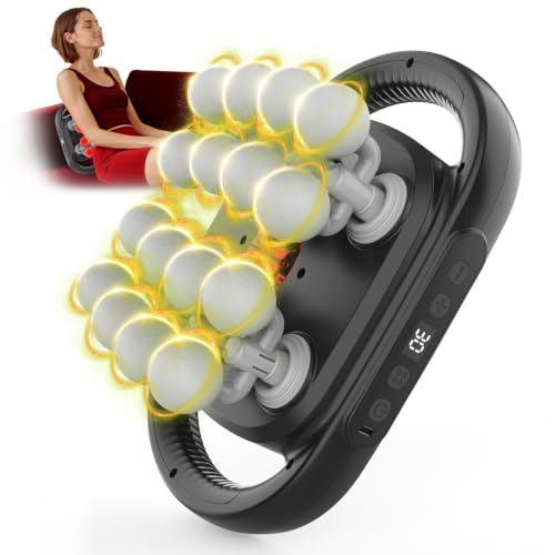 New 16 Head Massage Gun Set, Muscle Relaxation Massage Suitablefor Back Leg and Foot Muscle Relaxation, Fascia Gun for Daily Relaxation,Portable 30-SpeedSettings, Horse Massager