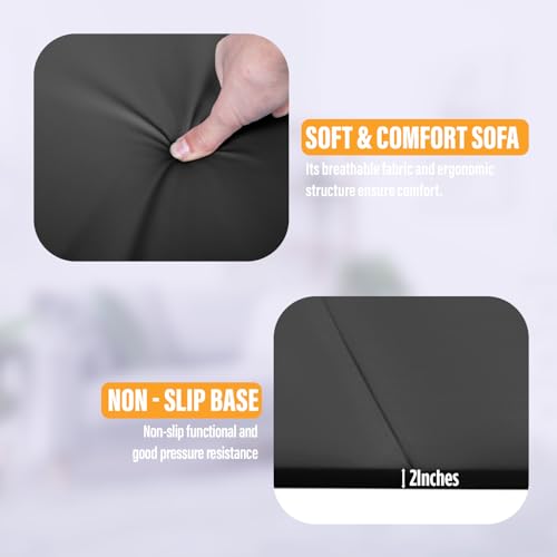 Gymnastics Mats Foldable Tumbling Mats Portable Gymnastics Exercise Mat Thick Gymnastics Tumbling Mats Pad Home Exercise Panel Mat With Carrying Handles - color: Black, size: 4 ft W x 10 ft L